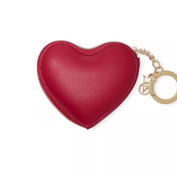 NWT! VICTORIA SECRET HEART BAG! I ADDED A NWT MATCHING BAGCHARM FREE! - Picture 7 of 10